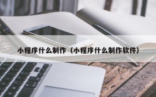 黑龙江小程序什么制作（小程序什么制作软件）